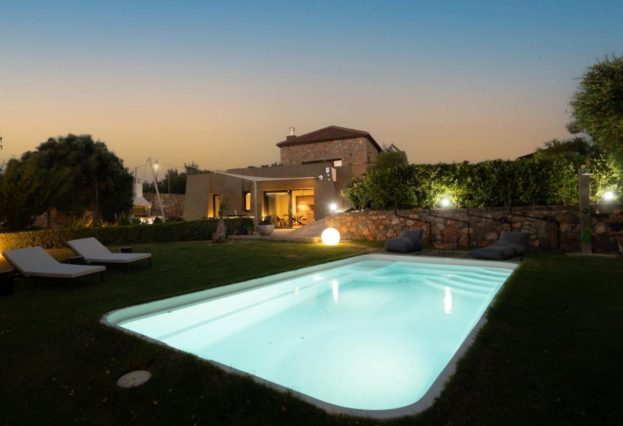 Lithari Luxury Private Pool, Mountain View Agios Nikolaos