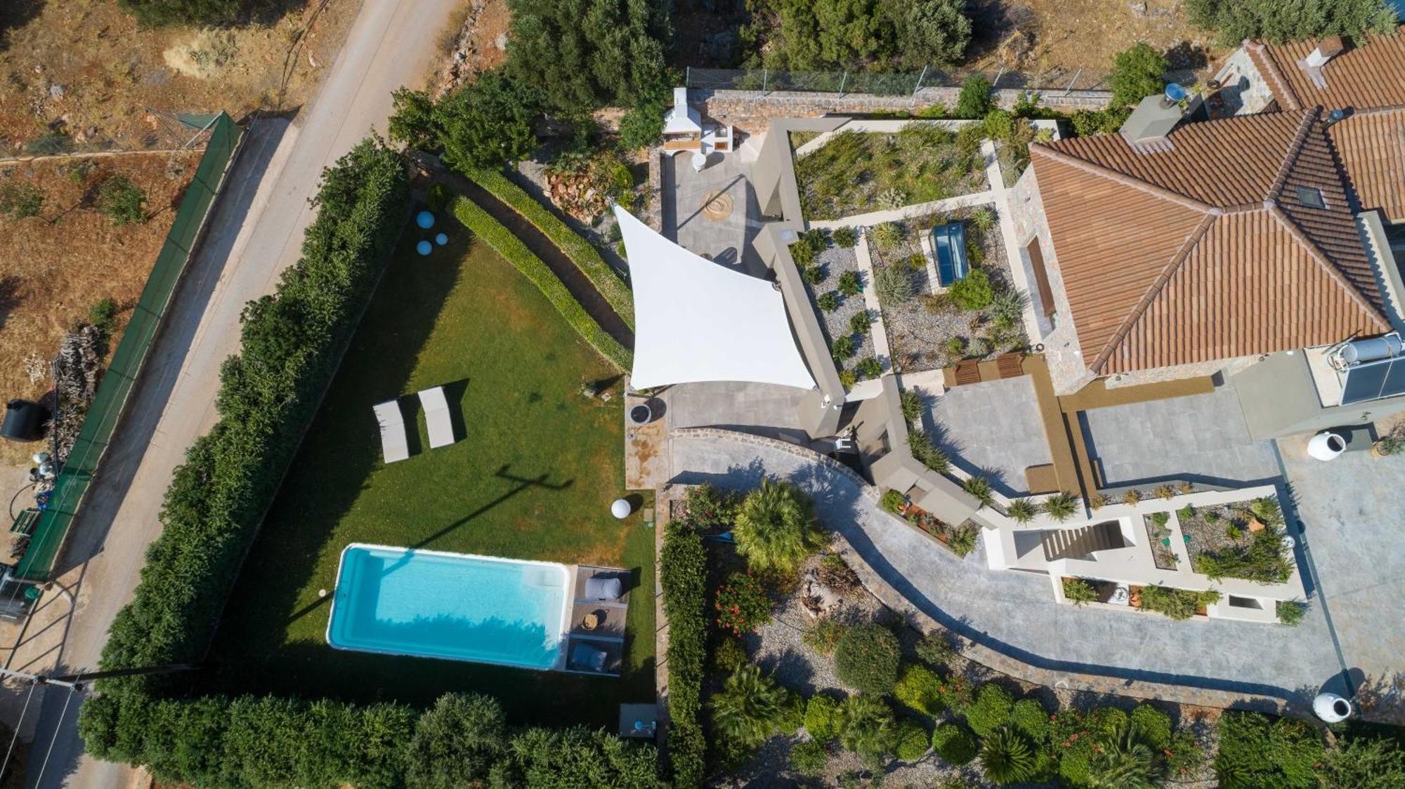 Lithari Luxury Private Pool, Mountain View Villa Agios Nikolaos
